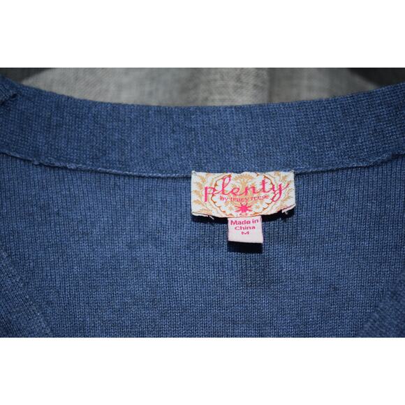 Plenty by Tracy Reese Blue Angora Blend Knit Top – Size M - Picture 3 of 4